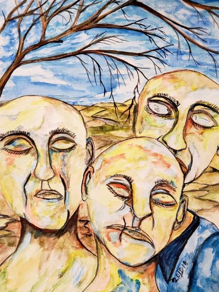 They came to witness the truth of the devastation, but each is u They came to witness the truth of the devastation, but each is u