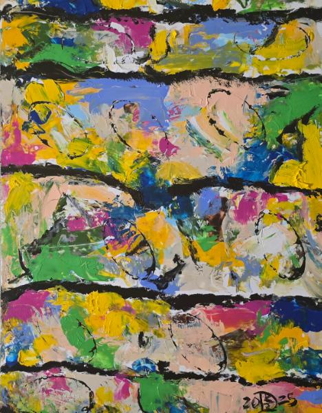 The Yellow Series: #19: The King in Yellow dances between rows 