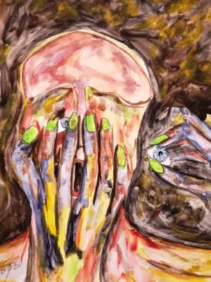 Tired of being known as beautiful. She torn away her flesh. And a little bit more. Tired of being known as beautiful. She torn away her flesh. And a little bit more.