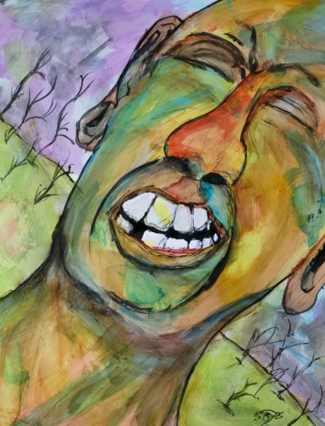 Trying to hold back the tears and anger at the people tearing apart the country.