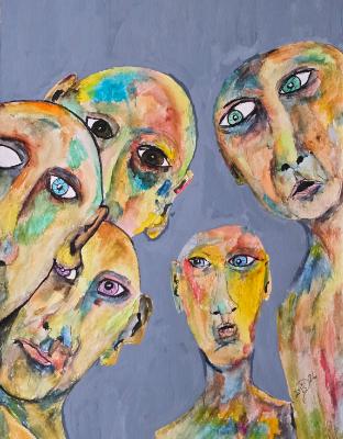 Shocked and numb, they gather around another senseless act. Shocked and numb, they gather around another senseless act.