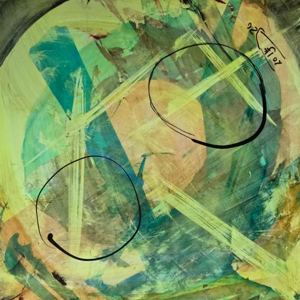 The two black circle 
