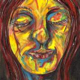 In days past before her dreams blossomed into her desired future.