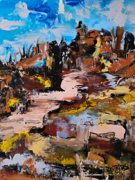 Seeking a path to the summit.  