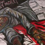 How Many More? © 2014 By Duane Kirby Jensen, 19 x 24, Ink on watercolor paper  