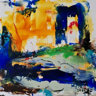 A bluebird, flying over his ravaged habitat, contemplates passing through a blue portal too an unknown land, that might... A bluebird, flying over his ravaged habitat, contemplates passing through a blue portal too an unknown land, that might...