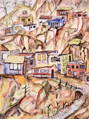 In the quiet hillside village, things never appear to change, they just slowly erode away. In the quiet hillside village, things never appear to change, they just slowly erode away.