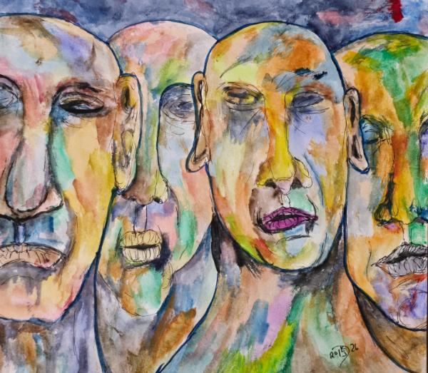 Meditation on the moment. 