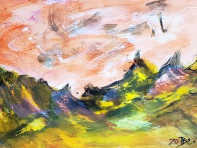Sunrise in the Valley of the Frogs. Sunrise in the Valley of the Frogs.