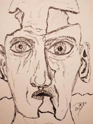 For three weeks, he silently watched his life fall into jagged pieces. For three weeks, he silently watched his life fall into jagged pieces.