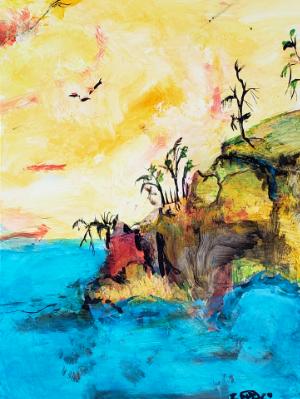 Who so much apprent beauty, it's hard to imagine the lurking danger below the blue currents. © 2020 By Duane Kirby Jensen, 5 x 7 Who so much apprent beauty, it's hard to imagine the lurking danger below the blue currents. © 2020 By Duane Kirby Jensen, 5 x 7