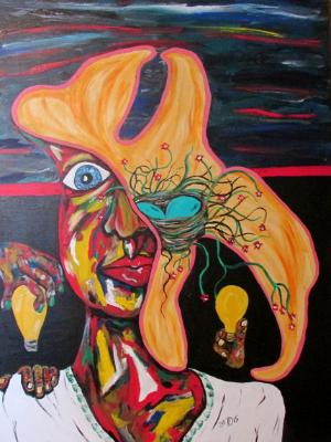 She stares into a land turned bleak, unable to grasp the knowledge, she is sure was once there, unable to recognize that her i She stares into a land turned bleak, unable to grasp the knowledge, she is sure was once there, unable to recognize that her i