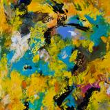 The Yellow Series: #9 The King in Yellow temper boils into storm clouds and sunrise.