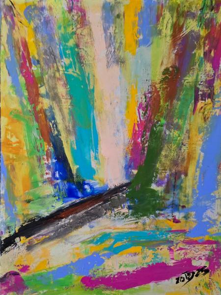 Dancing buildings along the boulevard of fading dreams.  