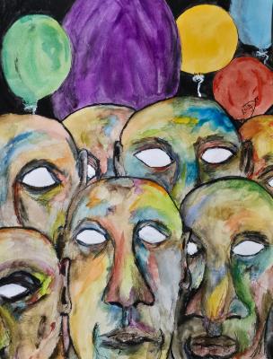 Faces without eyes. Faces without futures. Faces without eyes. Faces without futures.