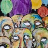 Faces without eyes. Faces without futures. 