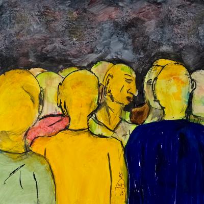 Two against the momentum of the crowed Two against the momentum of the crowed