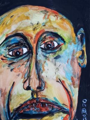He continues to cry, even though is tear ducts are empty. He continues to cry, even though is tear ducts are empty.