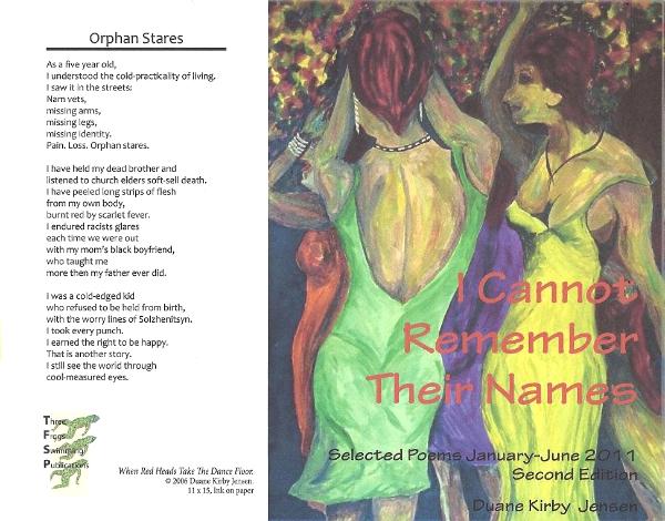 I Cannot Remember Their Names - Second Edition (New cover and layout)
