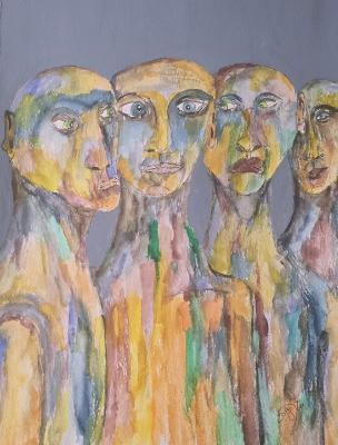 They stand in silent solidarity They stand in silent solidarity