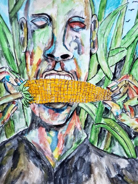 He never realized how good raw corn could be until necessity and luck lead him to this corn field. 