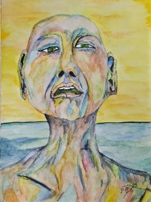 Bleakness within a silent land.