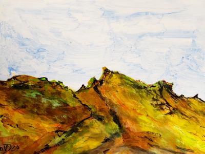 From this ridge, you can see yesterday. From this ridge, you can see yesterday.