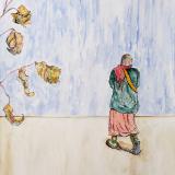 Alone in her greif 