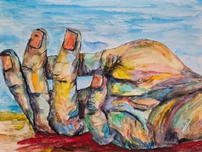 Death on a blue sky day. 