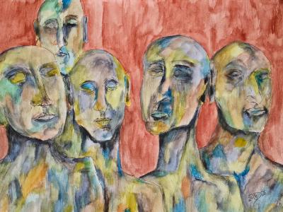 The group of four and the fifth wheel. The group of four and the fifth wheel.