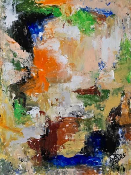 Seeking a path up the cliff 